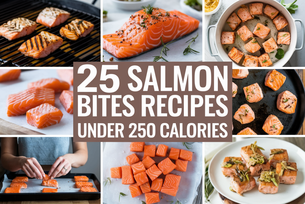 Salmon Bites Under 250 Calories