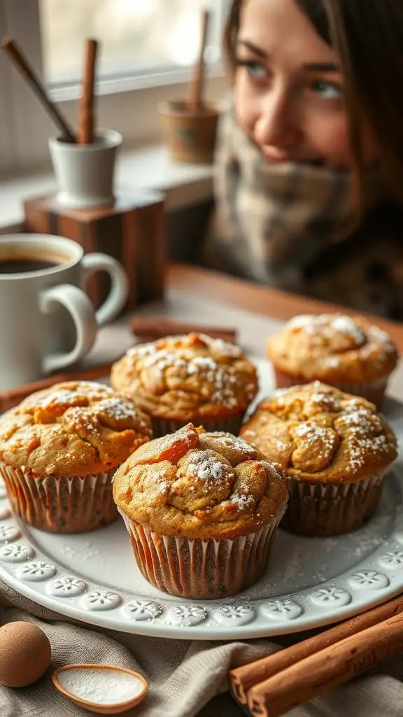 Delicious Greek Yogurt Cinnamon Coffee Cake Muffins